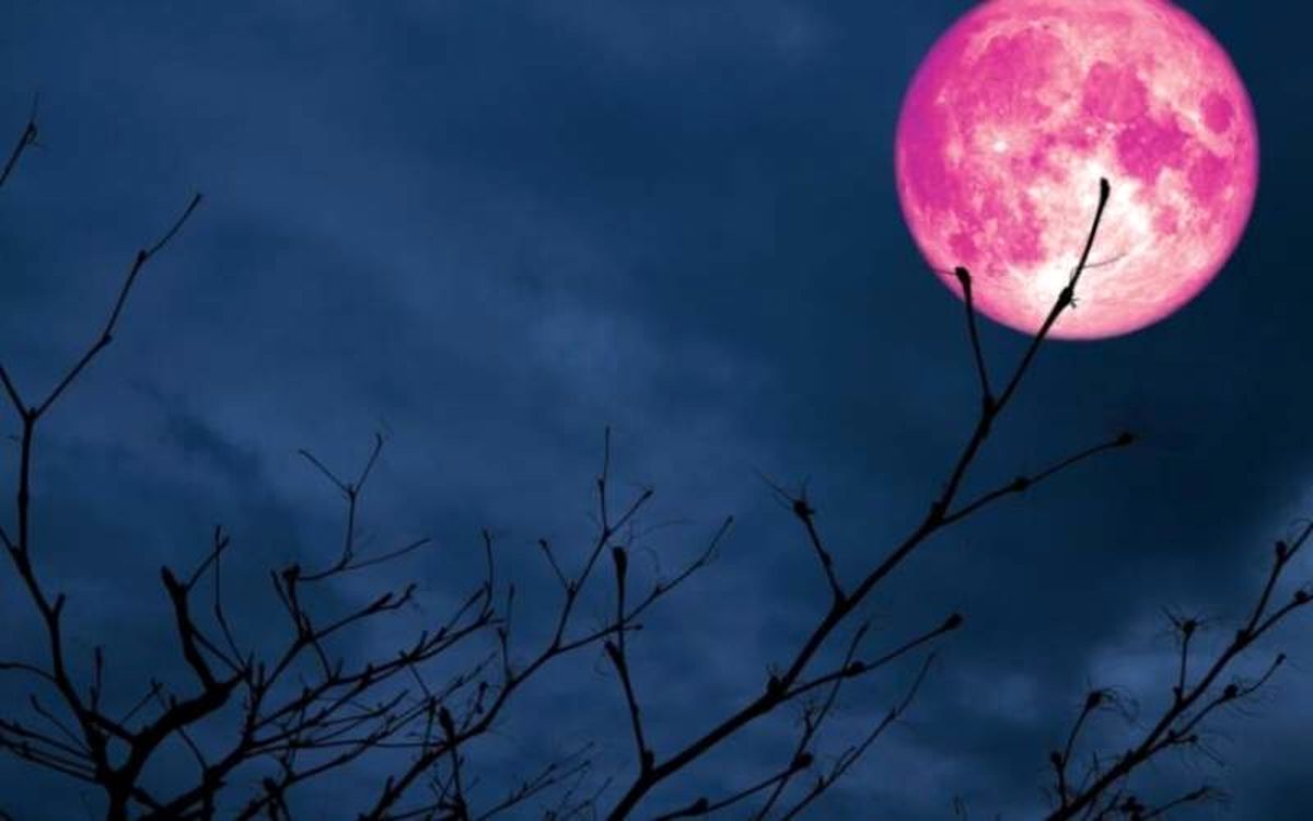 ماه صورتی، پدیدهای نادر در آسمان شب تهران؛ امشب چشم از آسمان برندارید