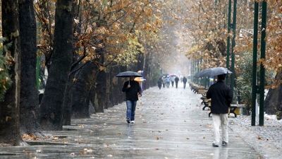 گیلان زیر باران، خیابان‌ها غرق شدند!  (ویدیو)