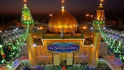 حضور محمد مخبر در حرم امام حسین (ع) + فیلم
