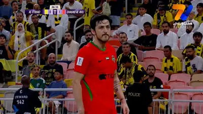  گل اول شباب الاهلی به الاتحاد توسط سردار آزمون