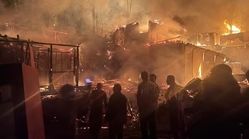 ویدئو | تخریب ۱۳۰ ملک در آتش‌سوزی امامزاده ابراهیم