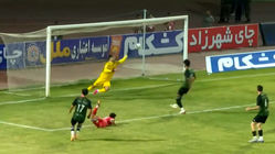 گل اول پرسپولیس به خیبر توسط امید عالیشاه