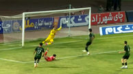 گل اول پرسپولیس به خیبر توسط امید عالیشاه