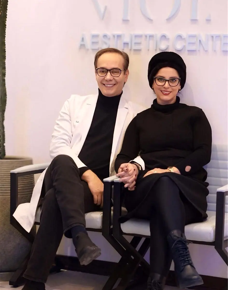  غزل شاکری در کنار همسرش 3