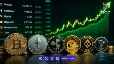  ۱۰ رمزارز برتر بازار ارز دیجیتال | اتریوم در کمین ۲۵۰۰ دلار