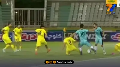 پیکان یک - شمس آذر یک؛ شکاری پنالتی خراب کرد، احمدی کتک خورد!