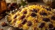 طرز تهیه خرما پلو جنوبی؛ غذای مقوی با خرما، گردو و کشمش