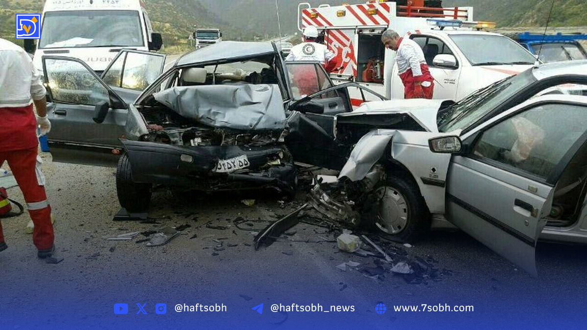 تصادف در بزرگراه باکری ۸ مصدوم برجا گذاشت
