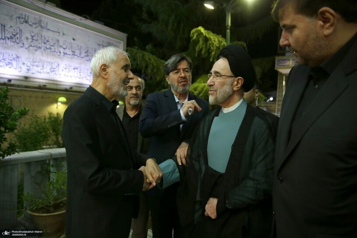 جلسه انتخاباتی مهرعلیزاده با خاتمی و بهزاد نبوی