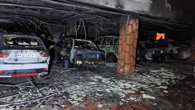 آتش سوزی دستگاه رنجر در شهربازی+ عکس