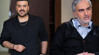تیپ دهه شصتی بیژن بنفشه‌خواه و بهرنگ علوی