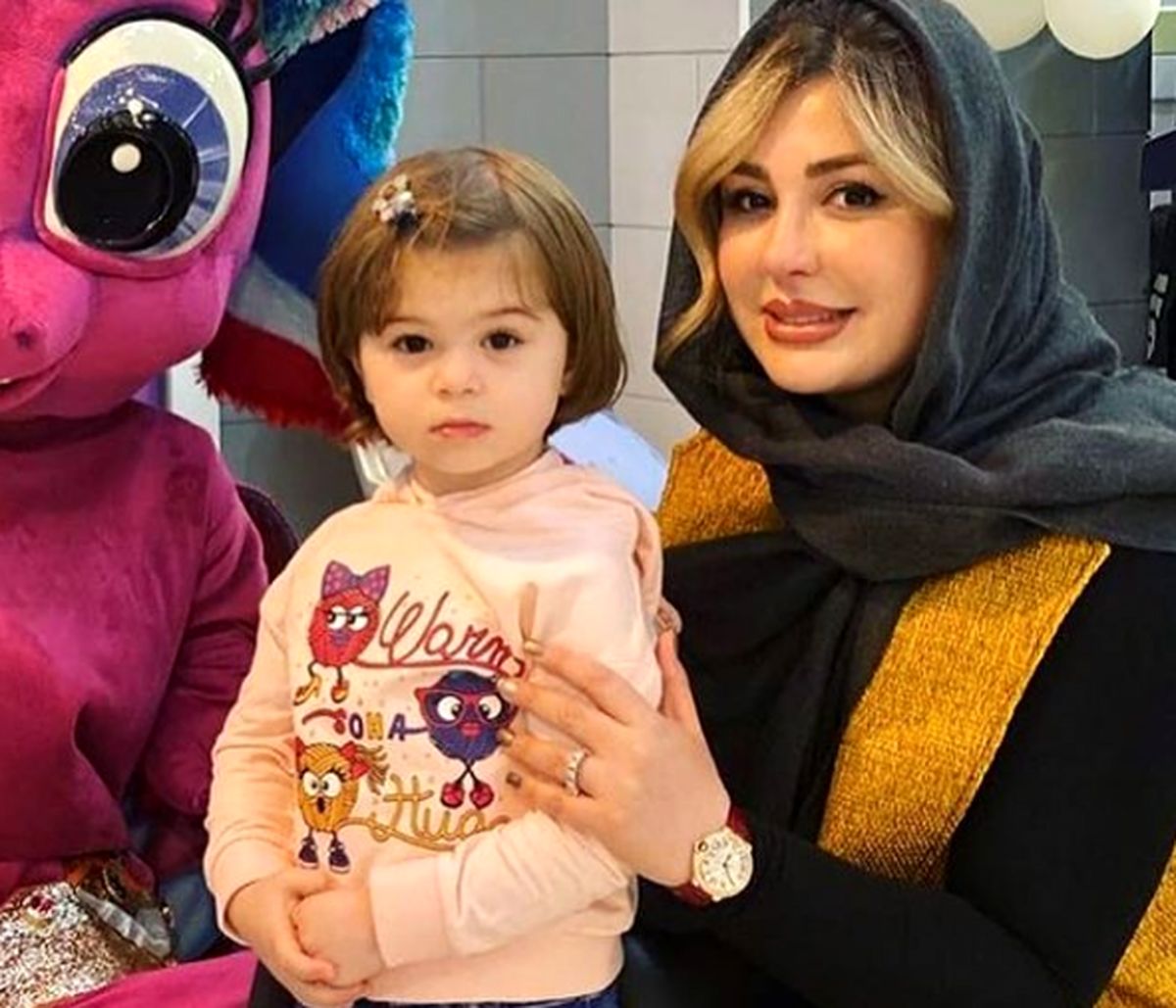 سلفی دوستداشتنی مادر و دختری نیوشا ضیغمی و لنا خانوم کوچولو + عکس