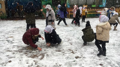 ایران در پوشش سفید برف و باران(گزارش تصویری)