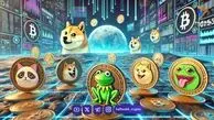 قیمت میم کوین ها امروز ۳ مهر ۱۴۰۵ 
