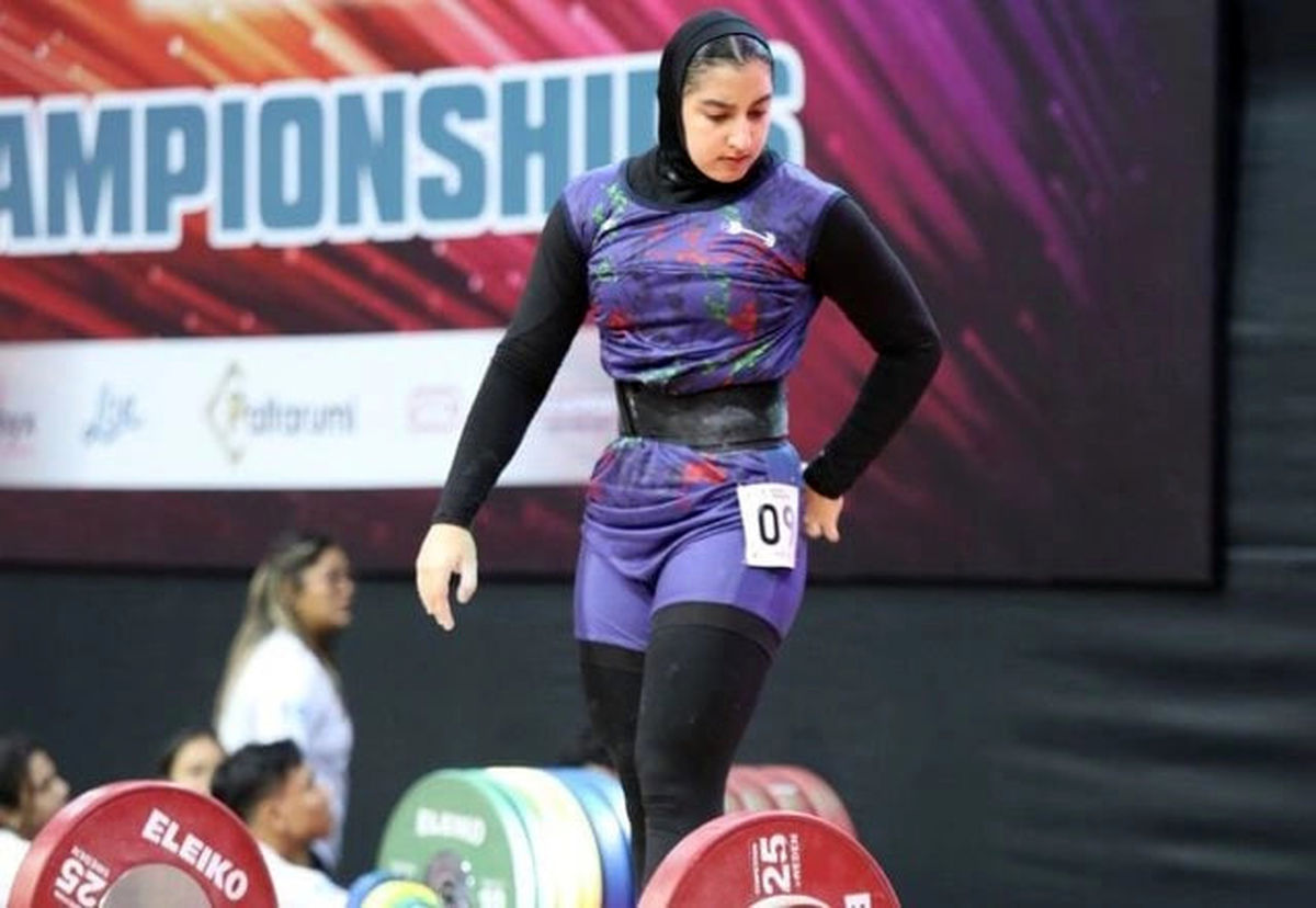 آلما حسینی به مدال برنز وزنهبرداری جوانان آسیا دست یافت