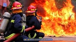 آتش‌سوزی در کارگاه شارژ کپسول گاز در شیراز؛ جزئیات و تعداد مصدومین + ویدیو