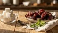 کالری یک حبه قند بیشتر است یا یک عدد خرما ؟