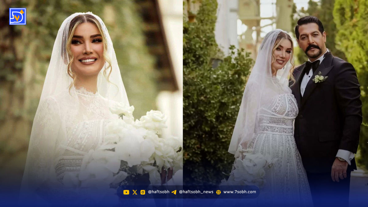 جواهرات لوکس متین ستوده در شب عروسی با کامران تفتی