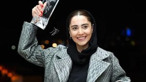 استایل متفاوت شبنم قربانی بازیگر سریال طوبی در اتاق گریم