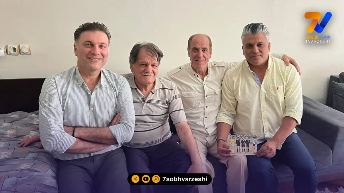 عیادت داوران سرشناس از پیشکسوت داوری + عکس اختصاصی هفت ورزشی