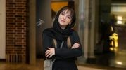 عکس جالب از نازنین بیاتی در اولین روز مدرسه‌اش!