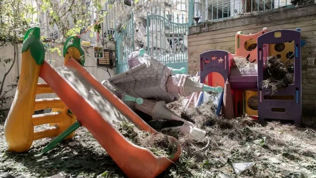 اولین فیلم از لحظه انفجار مهدکودک رنگین‌کمان در تهران