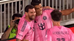 گل اول اینتر میامی به نشویل با ضربه سر دیدنی مسی