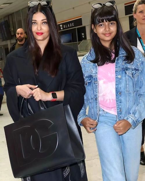 آیشواریا و دخترش