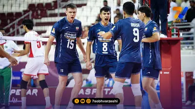 شکست والیبال ایران برابر چین در قهرمانی آسیا