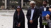 سلفی صمیمی سحر امامی مجری شیرزن صدا و سیما با سفیر کشورخارجی