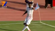  گل اول پرسپولیس به مس شهر بابک توسط بیفوما 