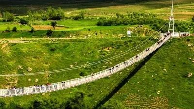 فاجعه در منطقه گردشگری چین؛ پل معلق فروریخت