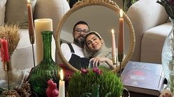 چیدمان لوکس و ایرانی جهیزیه مونا کرمی و سپند امیرسلیمانی