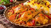 طرز تهیه مرغ زعفرانی آبدار رستورانی با و بدون رب