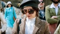 سلفی جذاب نازنین بیاتی پشت صحنه سریال تاسیان