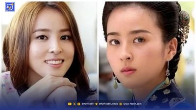 «سوسانو» و شوهرش در تالار عروسی در حال نشان دادن «قلب» به مهمانان