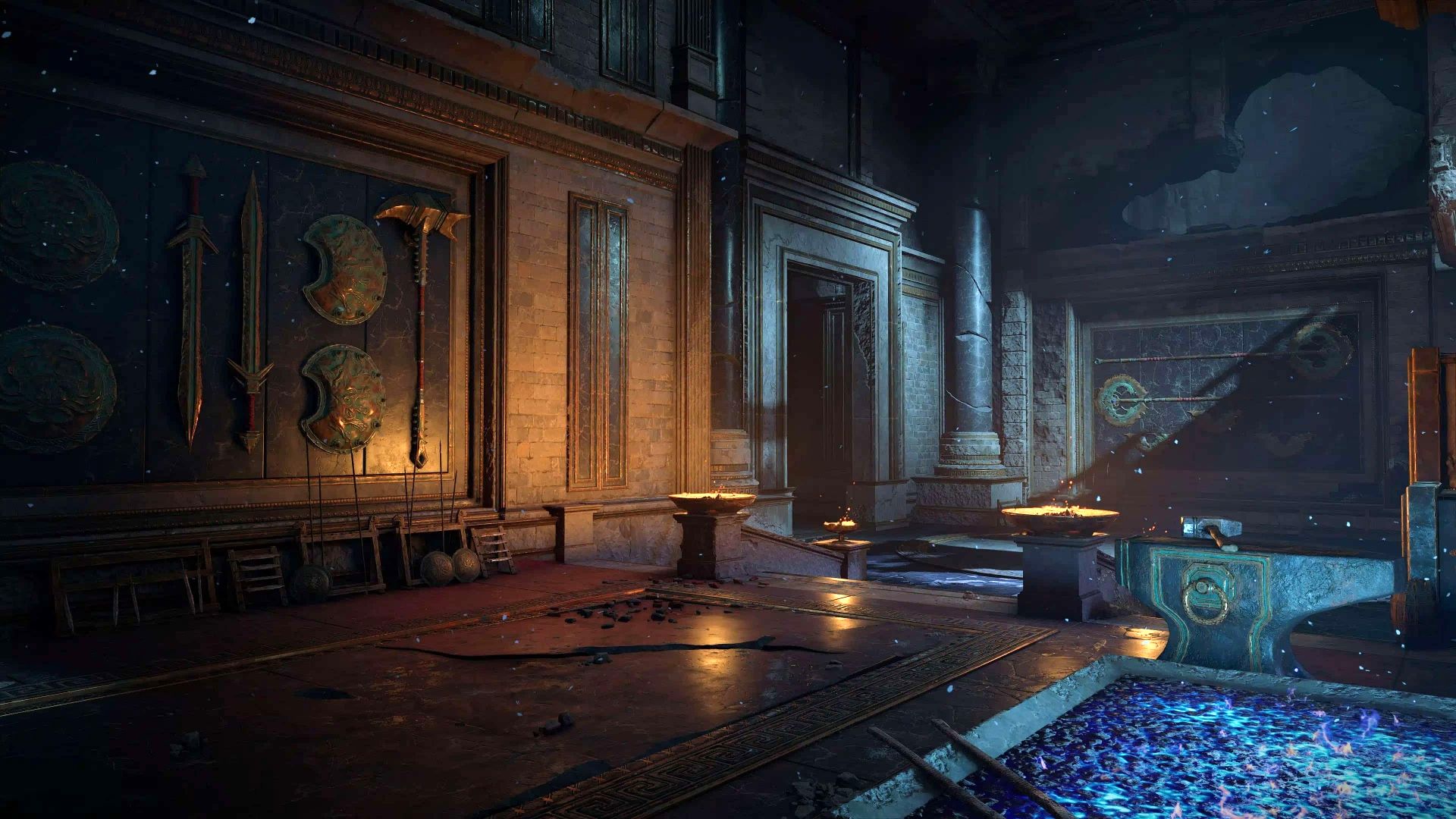 محیط بازی چندنفرهی God of War