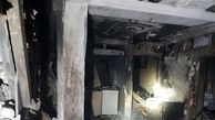 ‌انفجار و آتش‌سوزی یک ساختمان مسکونی در خیابان دماوند