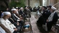 نوه و نتیجه امام خمینی در مراسم ختم معصومه حائری + تصاویر