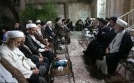 نوه و نتیجه امام خمینی در مراسم ختم معصومه حائری + تصاویر