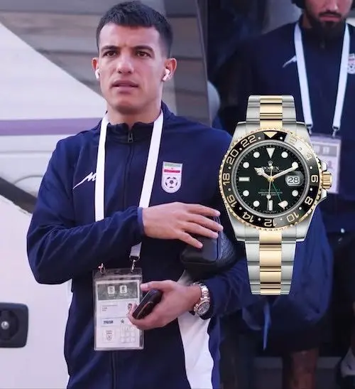 ساعت‌های بازیکنان تیم ملی ایران