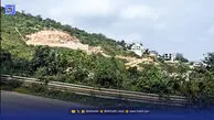 کوه‌تراشی در دو قدمی منابع طبیعی لنگا