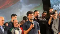 بغض رامین رضاییان هنگام تشکر از حمایت مردم