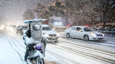 ایران در پوشش سفید برف و باران(گزارش تصویری)