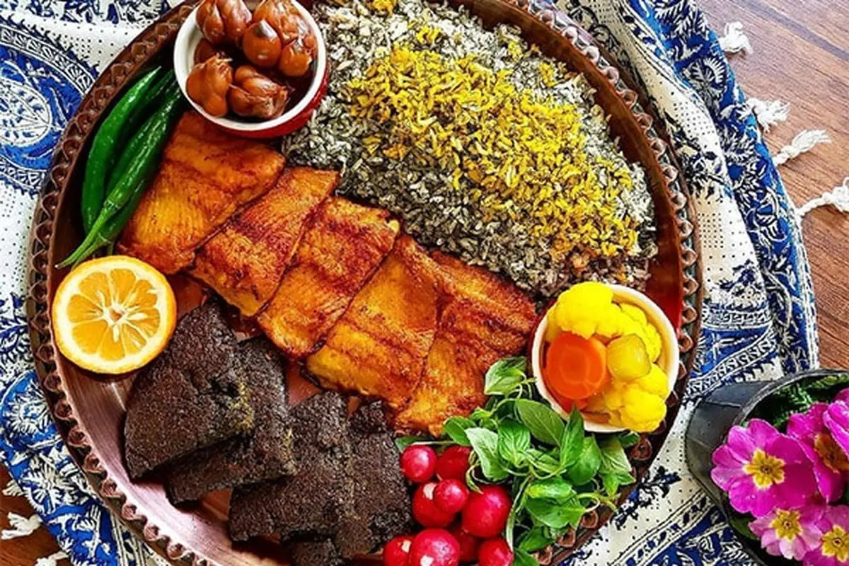 حساب سرانگشتی از سبزی پلو ماهی شب عید