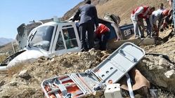جزئیات سقوط بالگرد اورژانس با پنج سرنشین