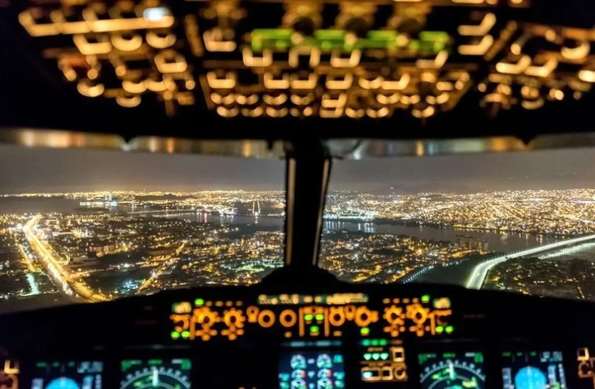 منظره خلبان در عکس روز نشنال جئوگرافیک