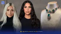 قاب امروز | گردنبند زمرد الیزابت تیلور بر گردن کیم کارداشیان