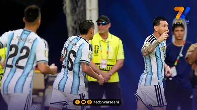 آرژانتین 2 - انگلیس یک؛ مسی معمار فینالیست شدن آرژانتین!