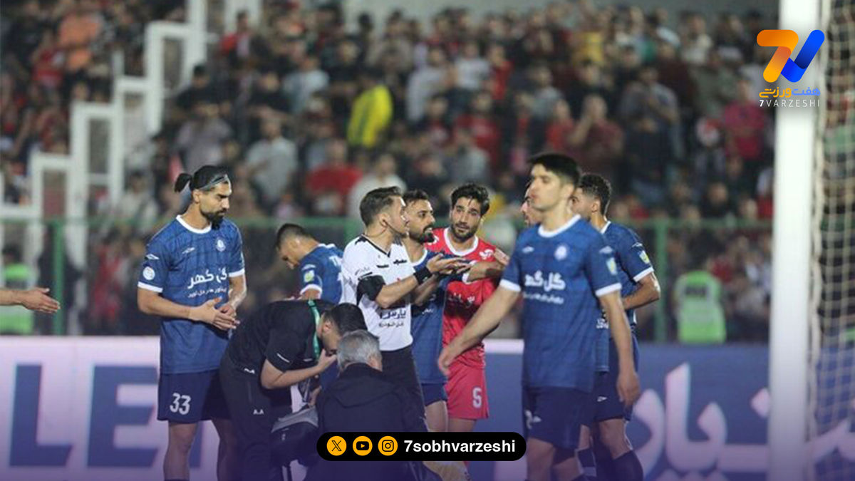 اعتراض دروازه بان گل گهر به قضاوت کوپال ناظمی